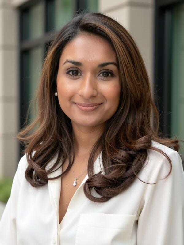 Portrait of Dr Divpreet Sacha, Founding Director, Hormonal Health Equity Initiative CIC